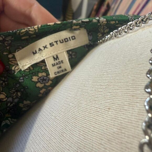 Max-studio Women's Green Dress - Picture 5 of 7